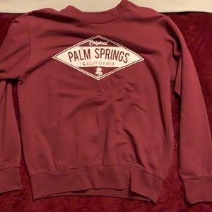 Red Palm Springs Graphic Sweater